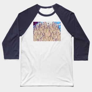 City scape Baseball T-Shirt